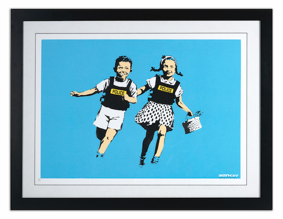 Banksy (born 1974) Jack & Jill (Police Kids), 2005 (Published by Pictures on Walls, London, with their blindstamp) image 2