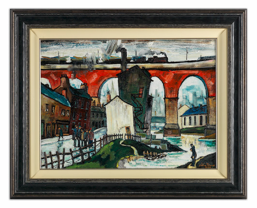 William Ralph Turner (British, 1920-2013) Stockport Bridge image 3