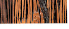 Thumbnail of El Anatsui (Ghanaian, born 1944) Grandma's Cloth Series, 1993 76 x 130 x 2cm (29 15/16 x 51 3/16 x 13/16in). (in 14 pieces) image 2
