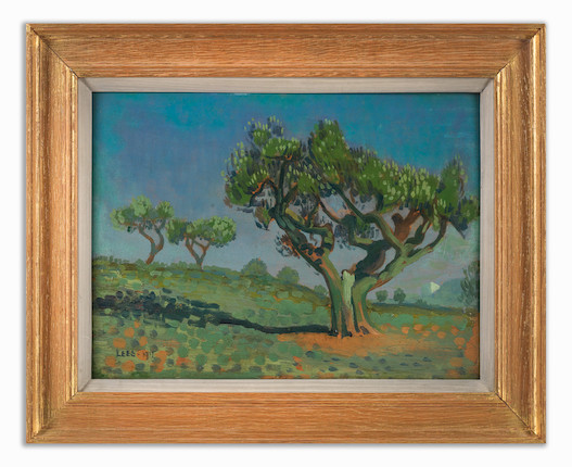 Derwent Lees (British, 1885-1931) Trees in Provence image 3