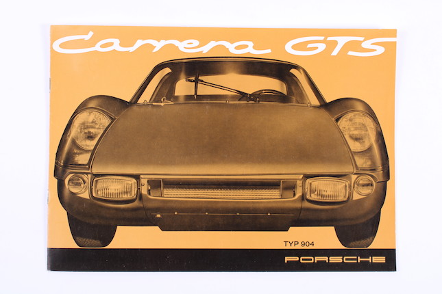 Porsche - a rare 904 Carrera GTS sales brochure, March 1964, image 1