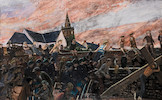 Thumbnail of Carel Weight R.A. (British, 1908-1997) The Road to Calvary (Painted in 1960) image 1