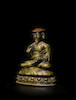 Thumbnail of A COPPER AND SILVER INLAID BRASS FIGURE OF CHOKYI PALSANG TIBET, 15TH/16TH CENTURY image 1