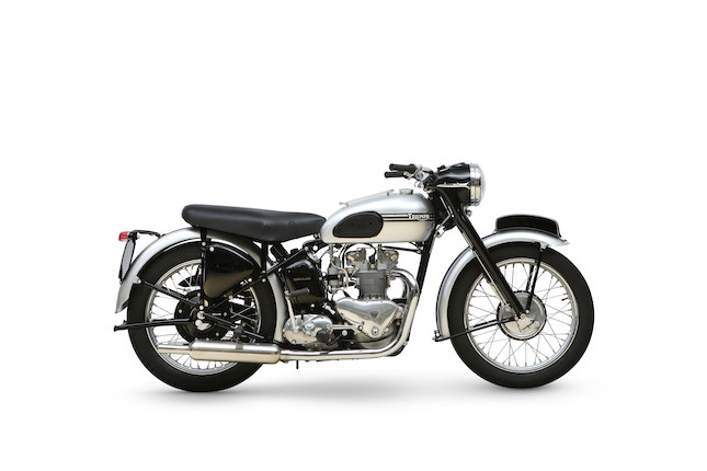 Rare, one-year-only model with factory Racing Kit installed,  1953  Triumph 498cc T100C Frame no. 39846 Engine no. T100C39846 image 1