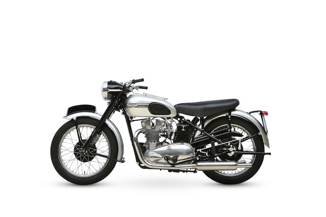Rare, one-year-only model with factory Racing Kit installed,  1953  Triumph 498cc T100C Frame no. 39846 Engine no. T100C39846 image 3