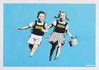 Thumbnail of Banksy (born 1974) Jack & Jill (Police Kids), 2005 (Published by Pictures on Walls, London, with their blindstamp) image 1