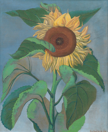 Ithell Colquhoun (British, 1906-1988) Sunflower 56 x 46 cm. (22 x 18 1/8 in.) image 1