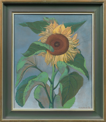 Ithell Colquhoun (British, 1906-1988) Sunflower 56 x 46 cm. (22 x 18 1/8 in.) image 3