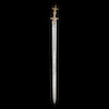 Thumbnail of The Bedchamber Sword of Tipu Sultan (reg. 1782-1799), a fine gold-koftgari-hilted steel sword (sukhela) India,  18th Century image 3