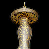 Thumbnail of The Bedchamber Sword of Tipu Sultan (reg. 1782-1799), a fine gold-koftgari-hilted steel sword (sukhela) India,  18th Century image 10