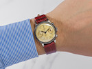 Thumbnail of Rolex. Rare chronographe bracelet en acier mouvement mécanique Rolex. A rare stainless steel manual wind chronograph wristwatch  Ref 2508, Circa 1936 image 2