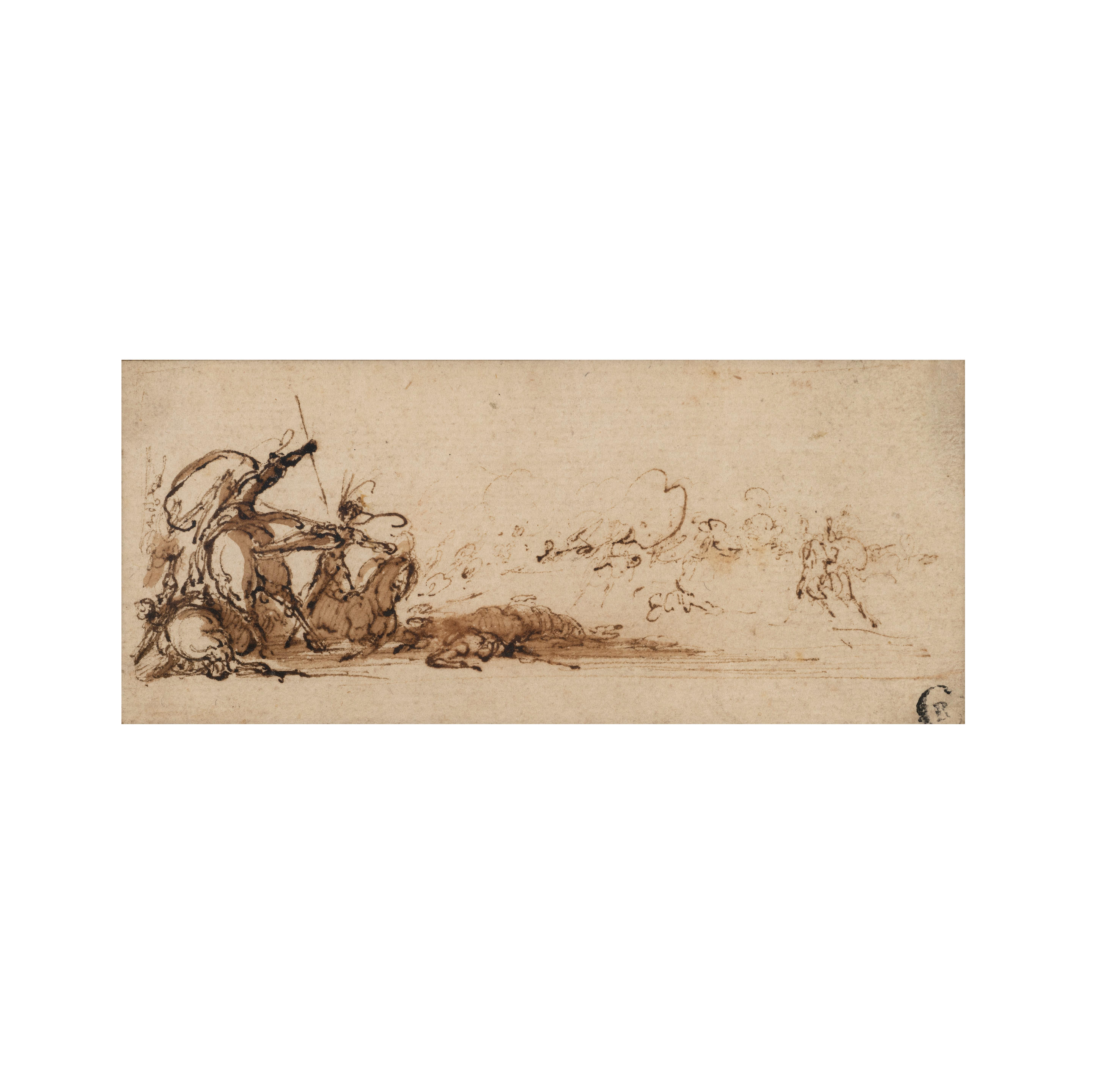 JACQUES CALLOT(1592-1635)Scène de bataille