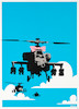 Thumbnail of Banksy (British, born 1974) Happy Chopper Screenprint in colours, 2003, on wove paper, numbered 182/750 in pencil, published by Pictures on Walls, London, the full sheet, framedImage 671 x 472mm (26 1/2 x 18 1/2in)Sheet 697 x 500mm (27 1/2 x 19 5/8in) image 1