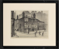Thumbnail of Laurence Stephen Lowry R.A. (British, 1887-1976) Great Ancoats Street Offset lithograph, 1930, on laid paper, signed and numbered 692/850 in pencil, published by Harold Riley, Salford, with their blindstamp, with margins, framedImage 265 x 366mm (10 3/8 x 14 3/8in)Sheet 360 x 481mm (14 1/4 x 19in) image 2