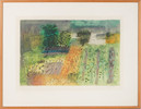 Thumbnail of John Piper C.H. (British, 1903-1992) Locmariaquer, Brittany Etching and aquatint in colours, 1990, on Arches wove paper, signed and numbered 47/70 in pencil (there were also 15 artist's proofs), printed by Kelpra Studio, with their blindstamp, published by Marlborough Fine Art, London, with full margins, framedPlate 407 x 615mm (16 x 24 1/4in)Sheet 575 x 770mm (22 5/8 x 30 3/8in) image 2