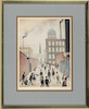 Thumbnail of Laurence Stephen Lowry R.A. (British, 1887-1976) Mrs Swindell's Picture Offset lithograph  in colours, on wove paper, signed in pencil, stamp-numbered '00701' in black ink, from the edition of 850, printed by Chorley and  Pickersgill Ltd., Leeds, published by the Adam Collection Ltd., with the Fine Art Trade Guild blindstamp, with margins, framedImage 406 x 304mm (16 x 12in)Sheet 533 x 406mm (21 x 16in) image 2