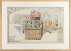 Thumbnail of Paul Nash (British, 1889-1946) Empire Marketing Board Lithographic poster in colours, circa 1930, on thin wove paper, printed for H.M.Stationery Office by Waterlow & Sons Ltd., London, published by the Empire Marketing Board, the full sheet, framedSheet 505 x 762mm (21 1/2 x 30 3/8in) image 2