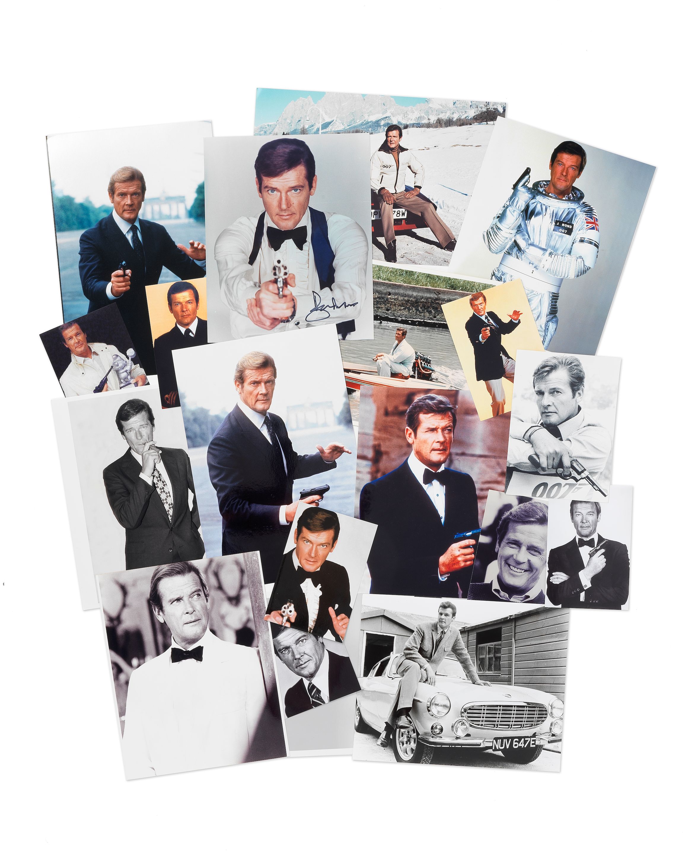 Bonhams : A collection of photographs of Sir Roger Moore
