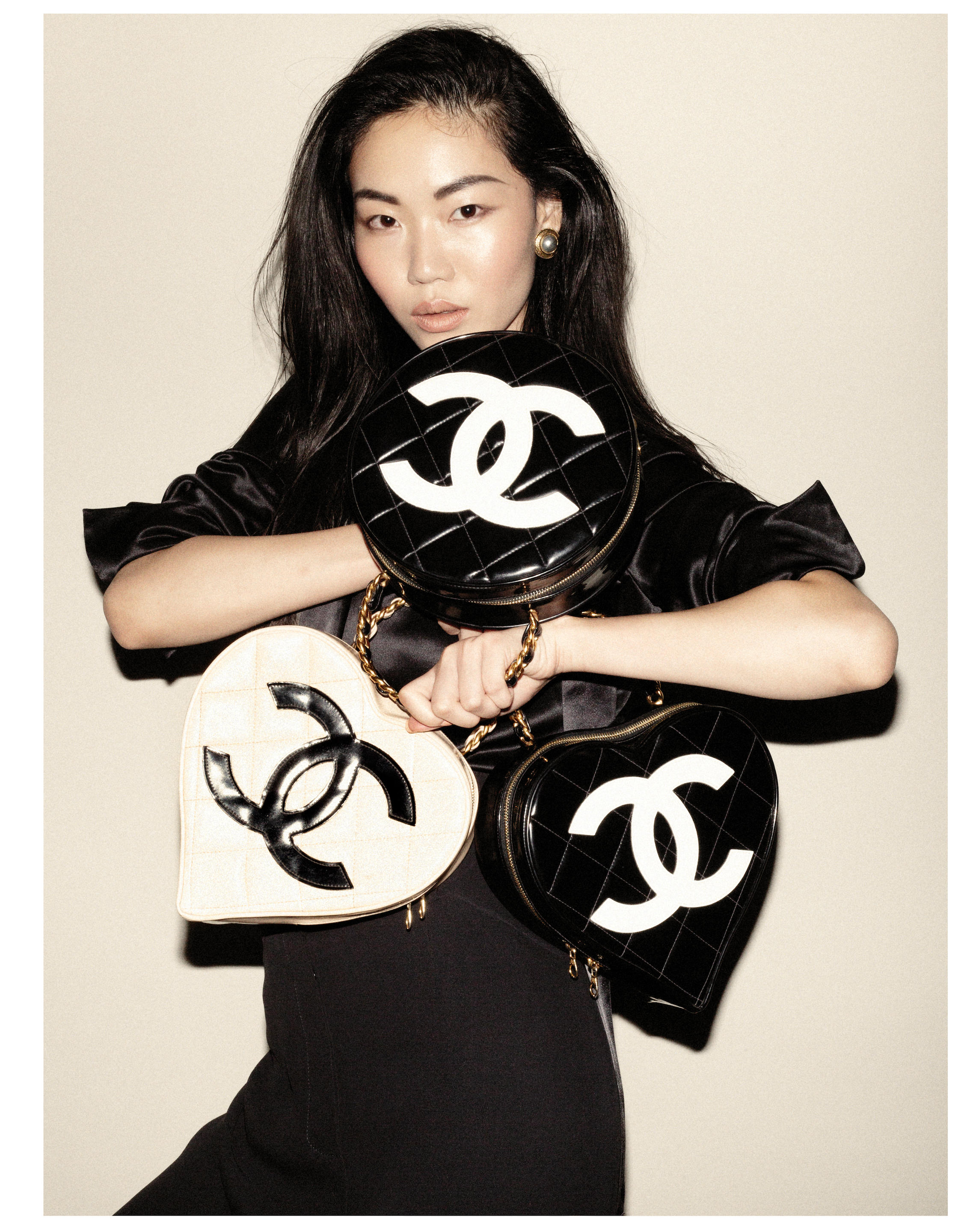 chanel silk bag