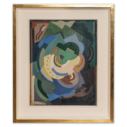 Mainie Jellett (Irish, 1897-1944) Abstract Composition 63.5 x 48 cm. (25 x 19 in.) image 2