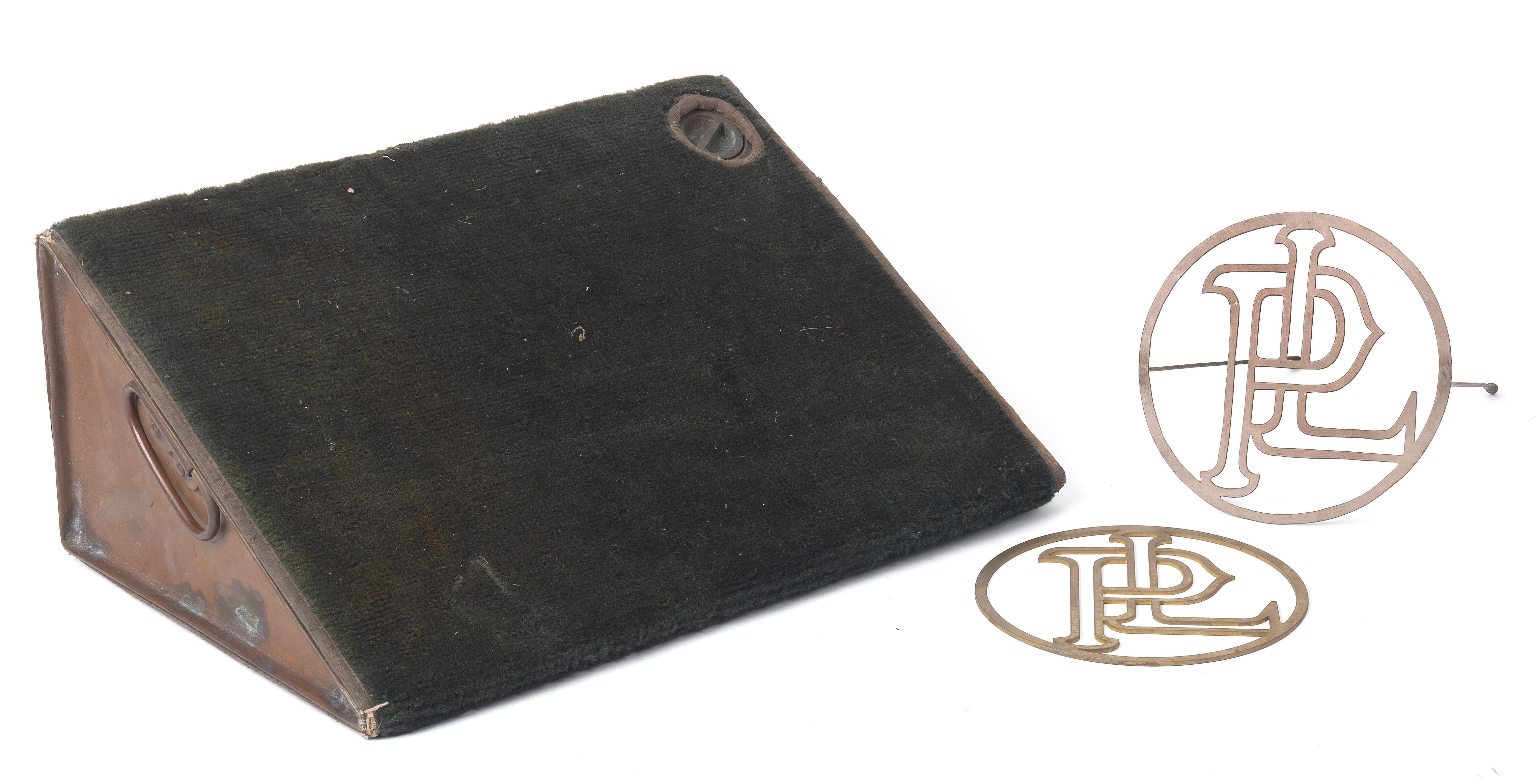 Vintage Car Radiator Scripts Bonhams Cars : Two Panhard-Levassor radiator scripts, and an Edwardian ...