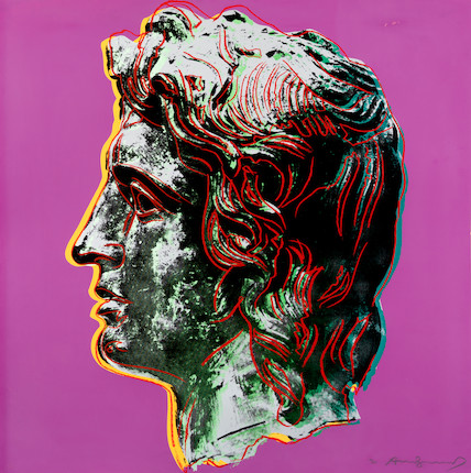 Andy Warhol (American, 1928-1987) Alexander the Great (F&S. II.291) (Screenprint in colours, 1982,  on Lenox Museum Board,  signed and numbered '13/25' in pencil, printed by Rupert Jasen Smith, with his blindstamp, published by Alexander Iolas, New York) image 1