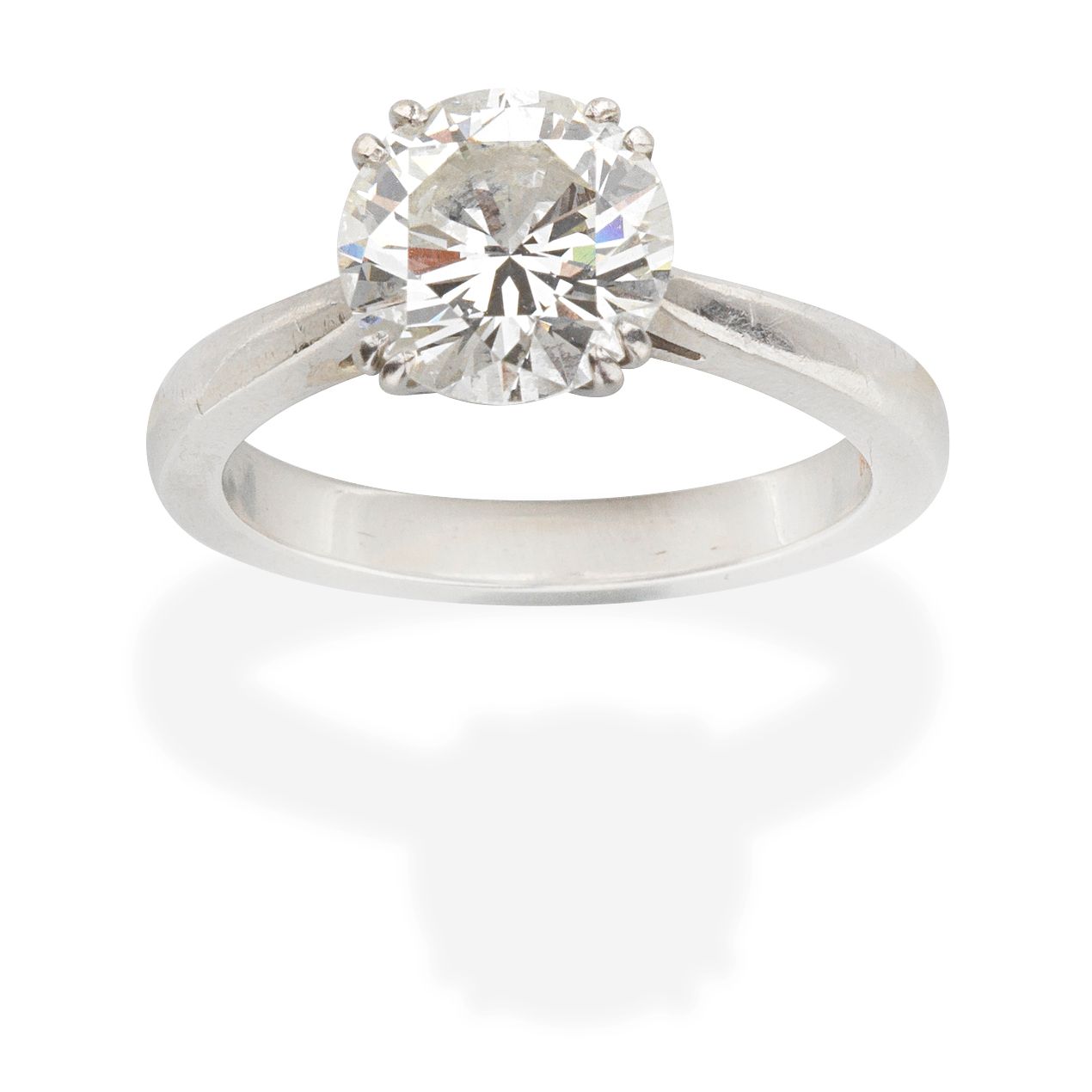 DIAMOND SINGLE-STONE RING,