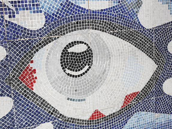 John Lennon The 'Psychedelic Eye' Mosaic Commissioned By John Lennon For His Swimming Pool At His Kenwood Home, circa 1965, image 13
