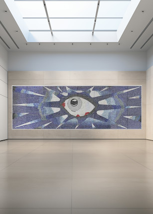 John Lennon The 'Psychedelic Eye' Mosaic Commissioned By John Lennon For His Swimming Pool At His Kenwood Home, circa 1965, image 5