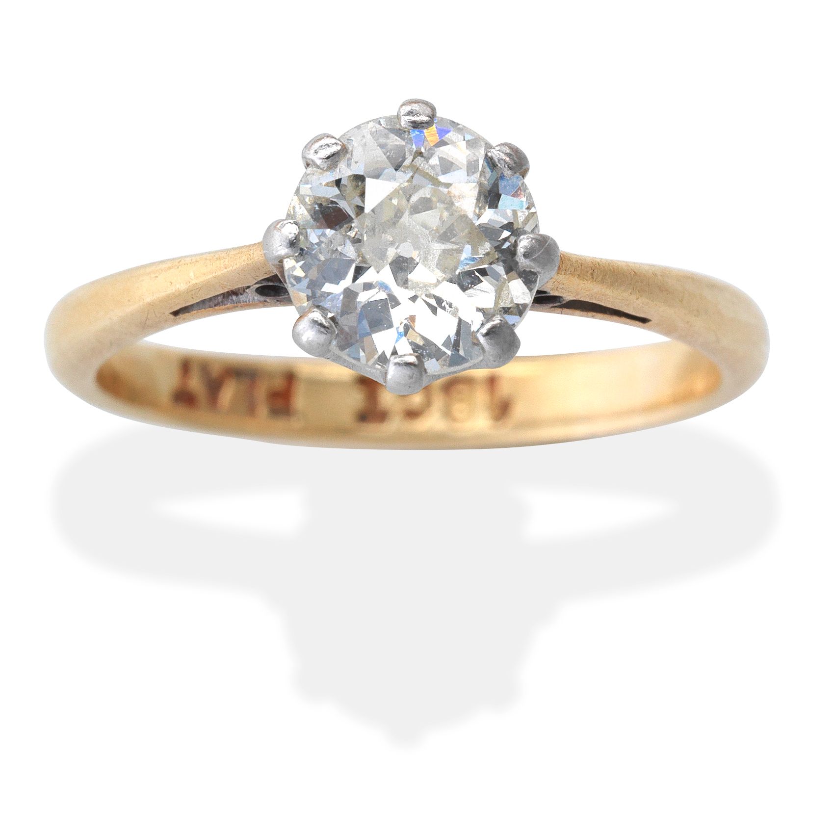 DIAMOND SINGLE-STONE RING