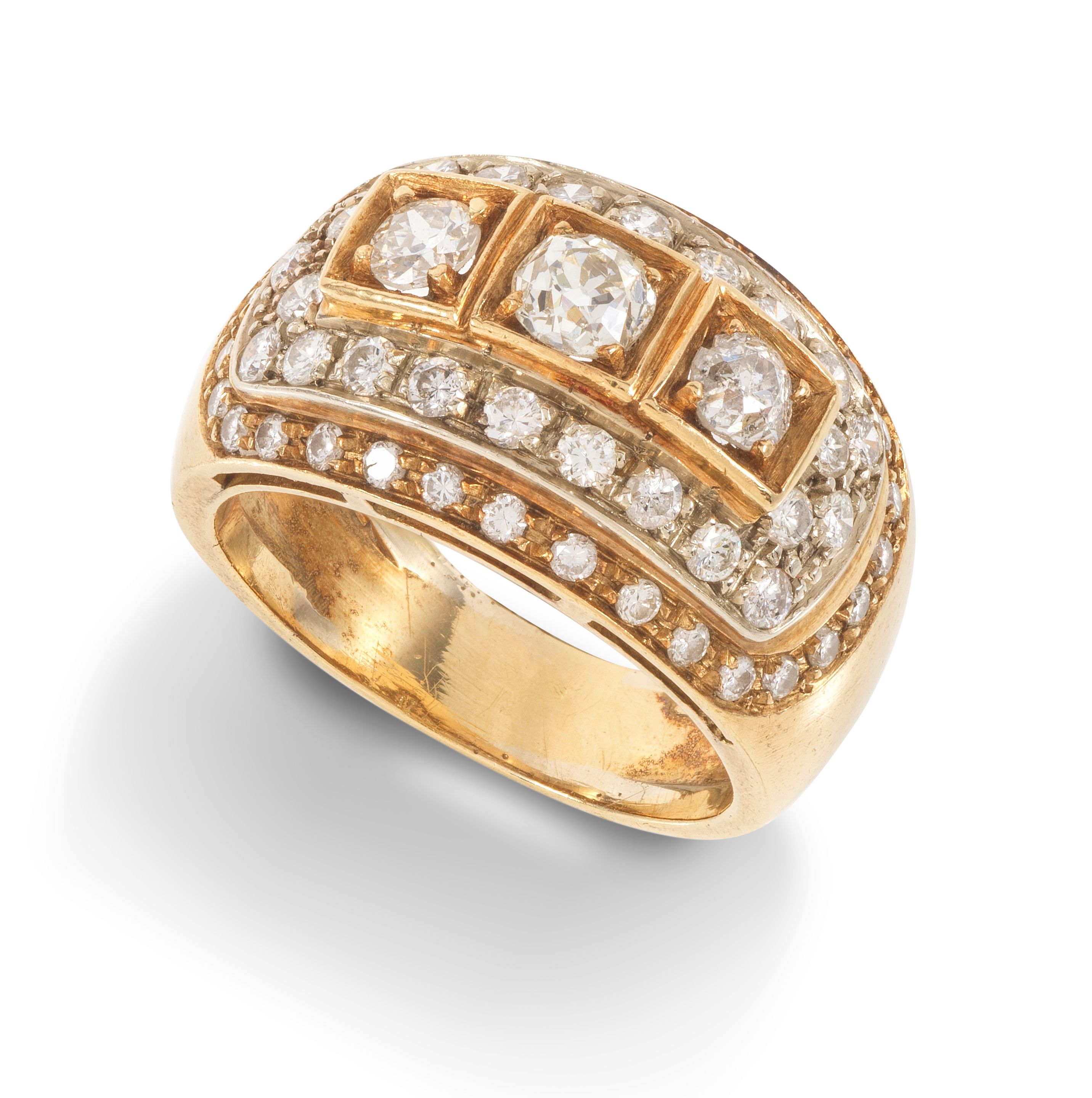 DIAMOND RING BAGUE DIAMANTS
