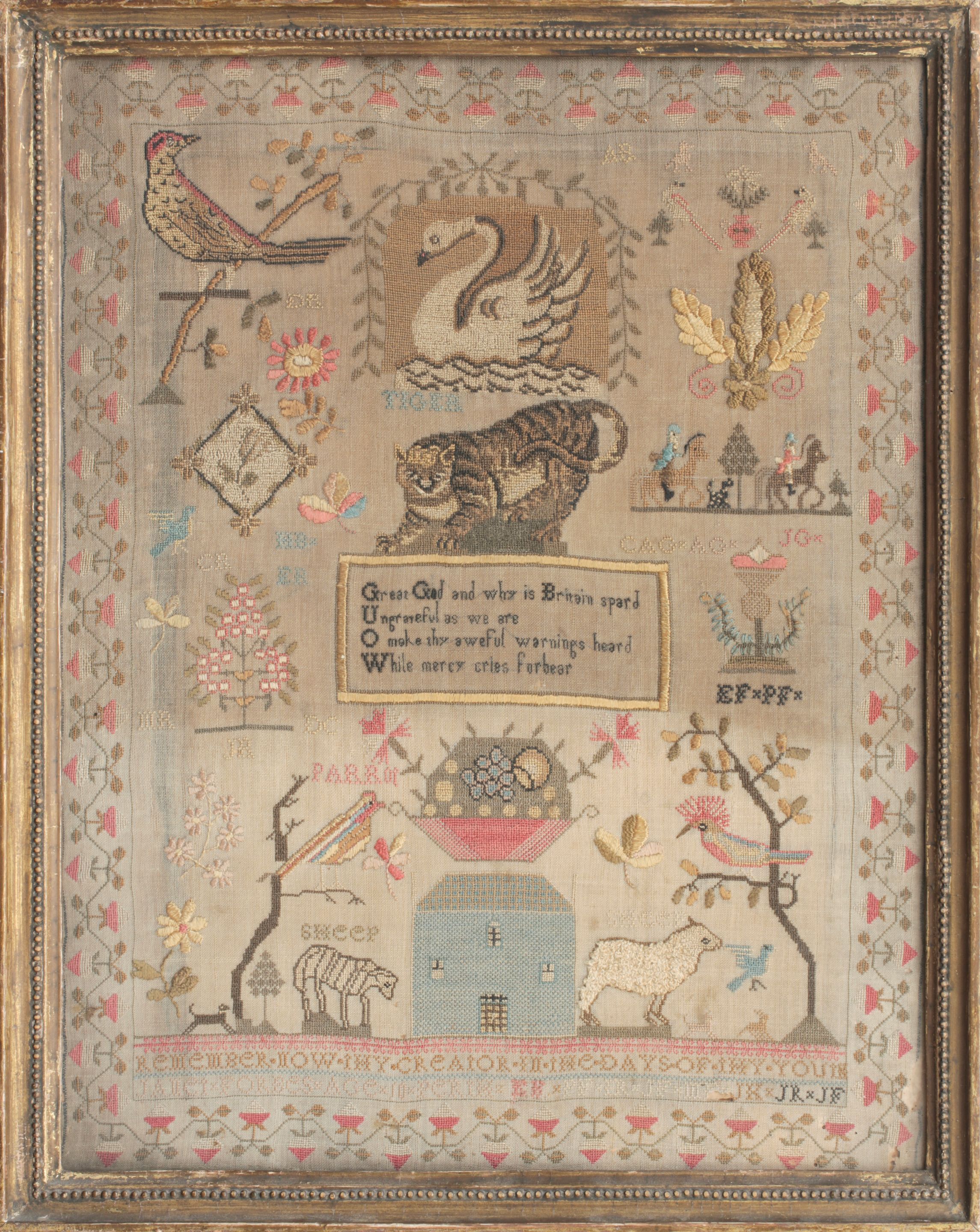 A George III sampler