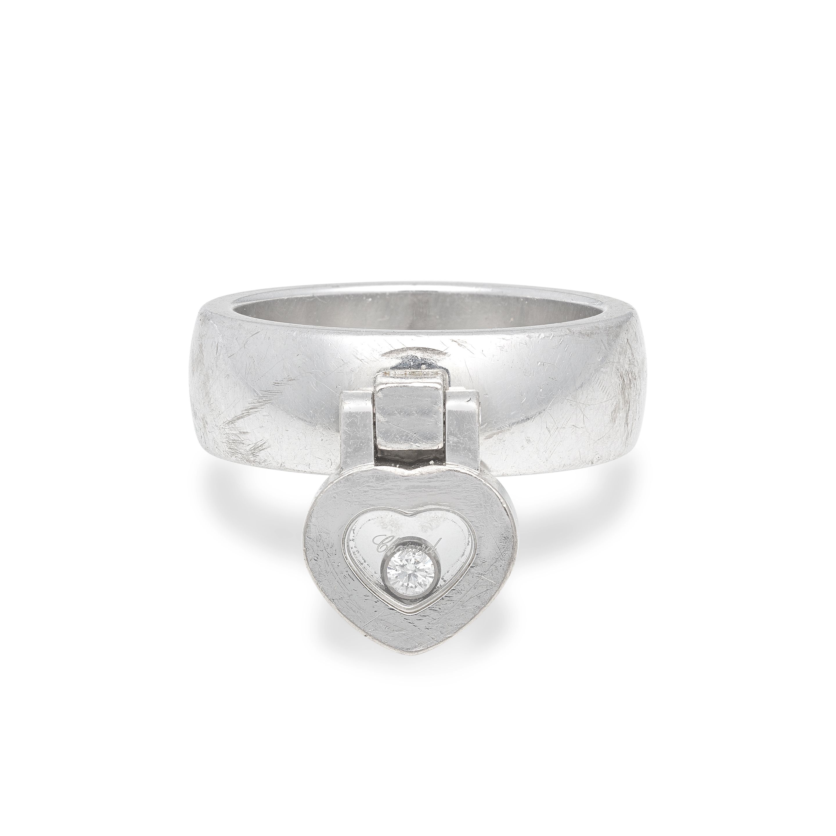 CHOPARD: 'HAPPY DIAMONDS' DIAMOND-SET RING