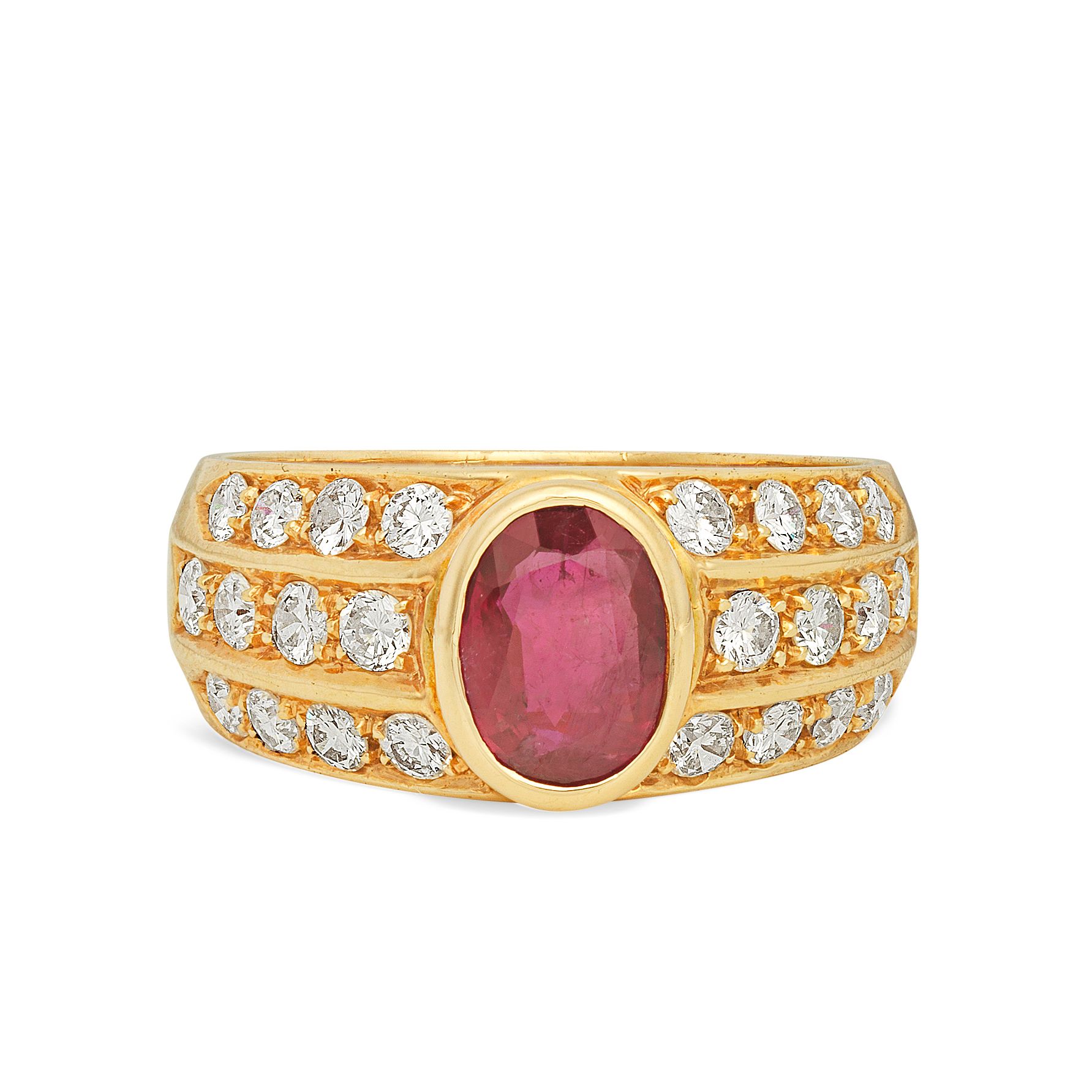 RUBY AND DIAMOND RING