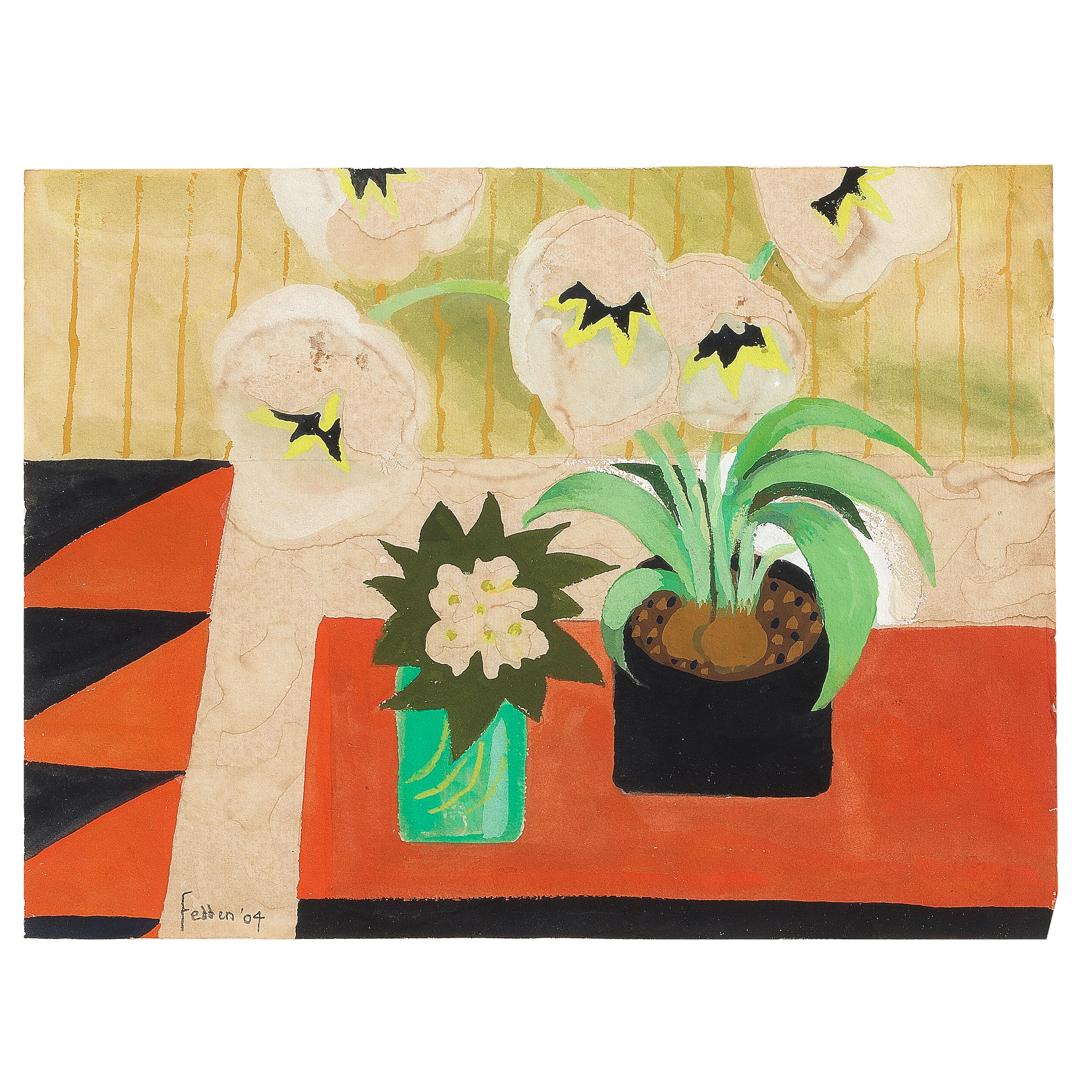 Mary Fedden R.A. (British, 1915-2012) White Flowers