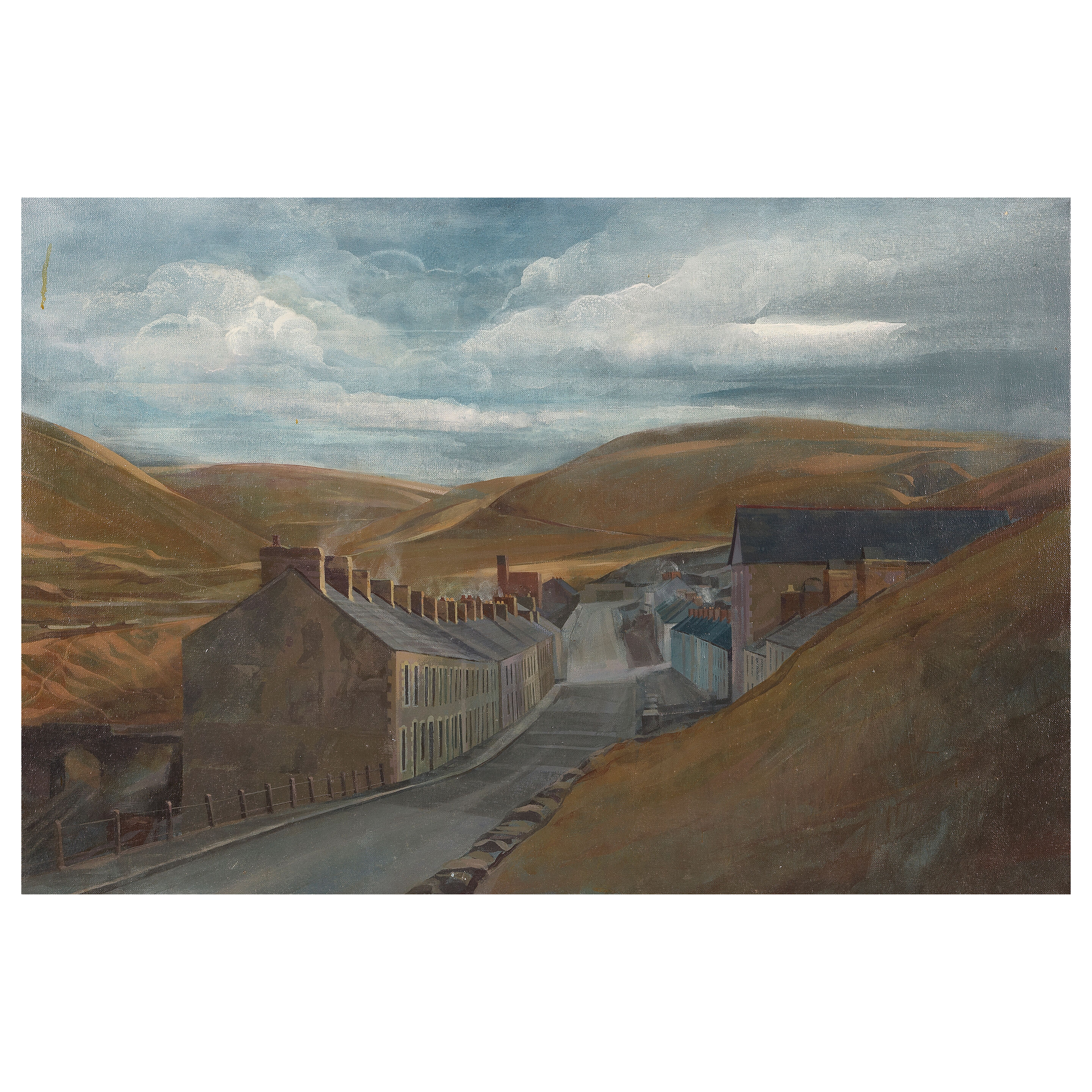 David Carpanini, R.B.A., R.E., R.W.A., N.E.A.C., R.C.A. (British, born 1946) Cartref, Graig Terrace
