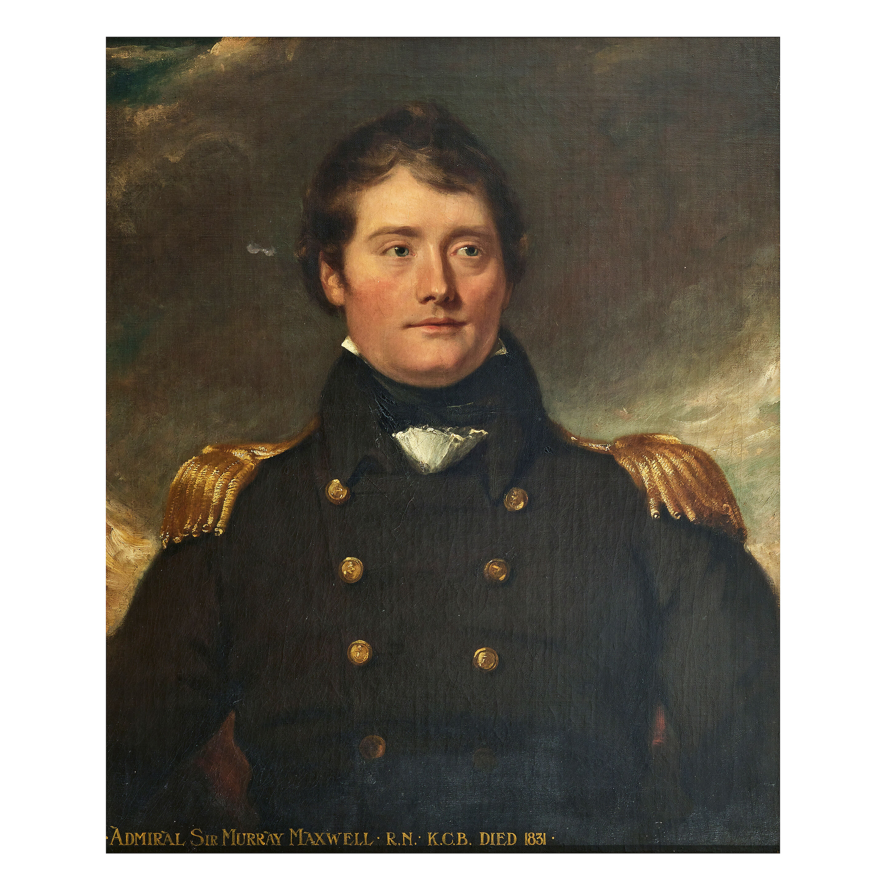 Half length, in naval uniform