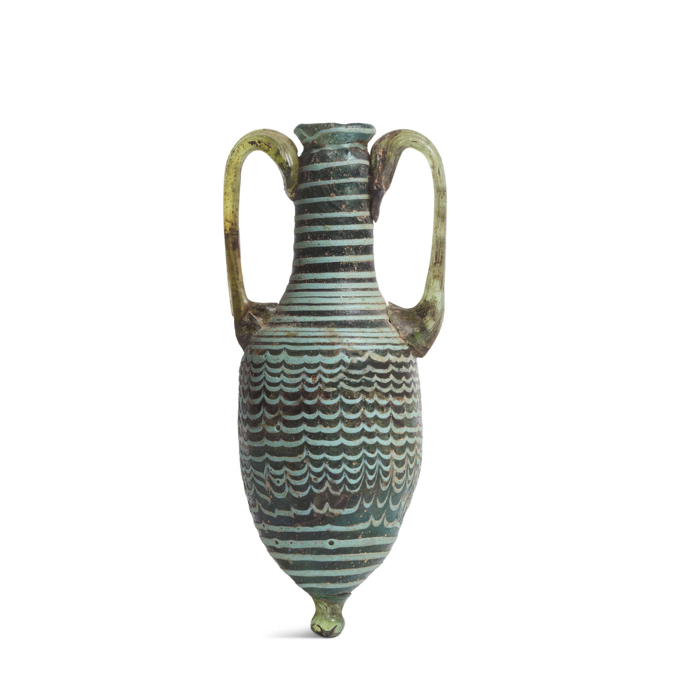 An Eastern Mediterranean core-formed glass amphoriskos