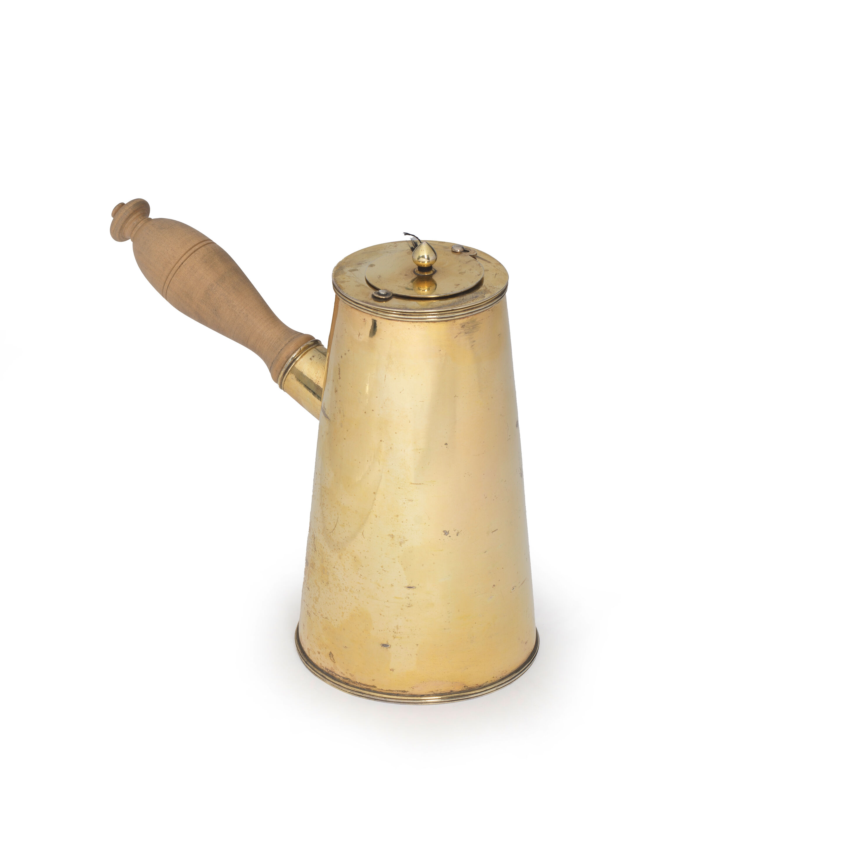 A silver-gilt chocolate pot maker's mark in Cyrillic 'A.YA', St Petersburg, 1797