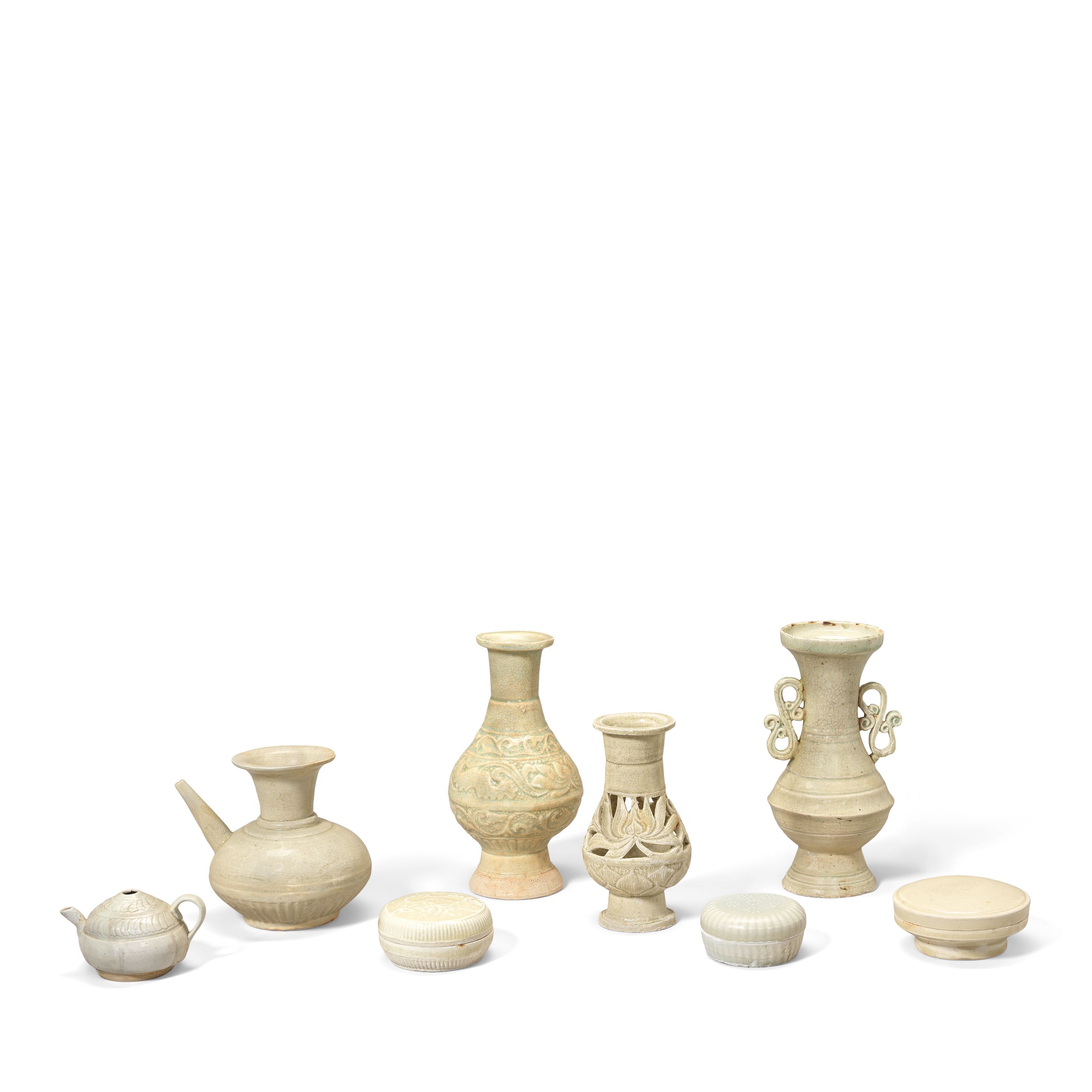 A GROUP OF QINGBAI WARES Song/Yuan Dynasty