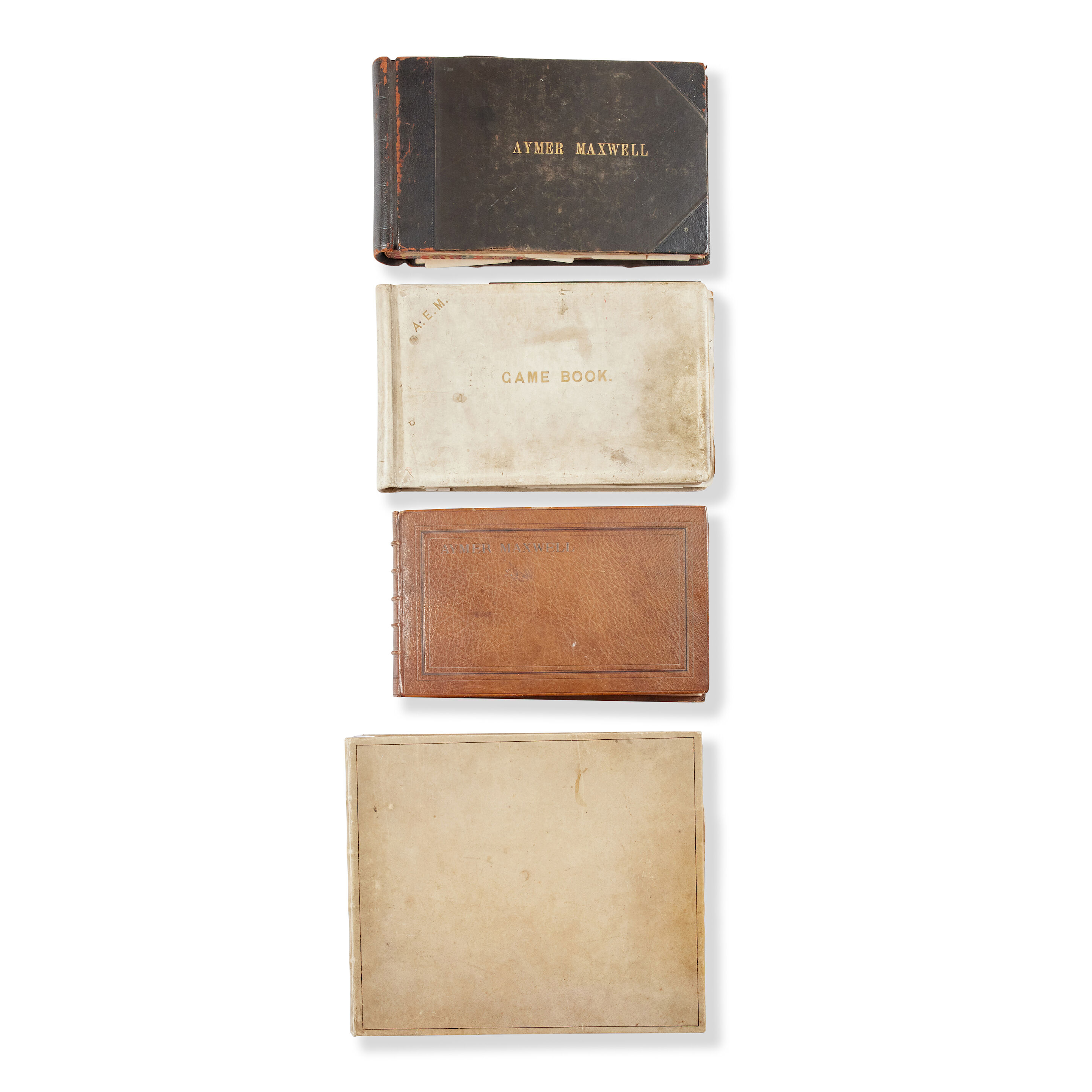 A Game Book for 1896-1909, inscribed Aymer Maxwell, c.1890s-1930s