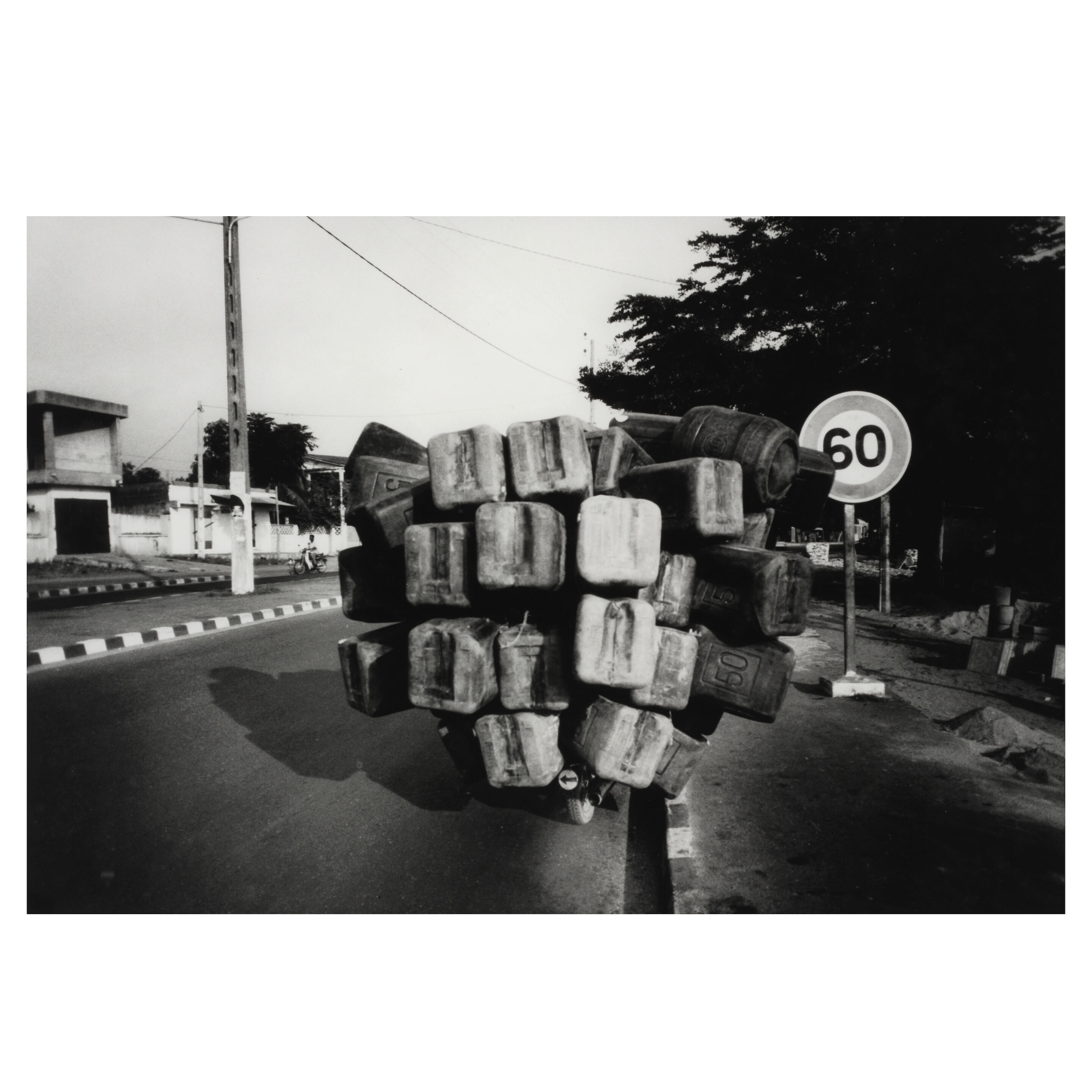 Romuald Hazoumè (Benin, born 1962) No limit (from Kpayoland series 2004)