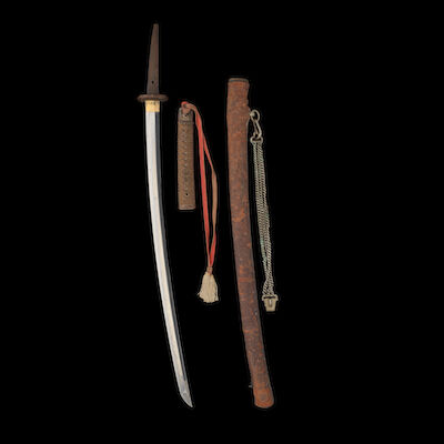 MASAYOSHI LINEAGE A Satsuma Katana in Guntō Mounts Edo period (1615-1868), dated 1784