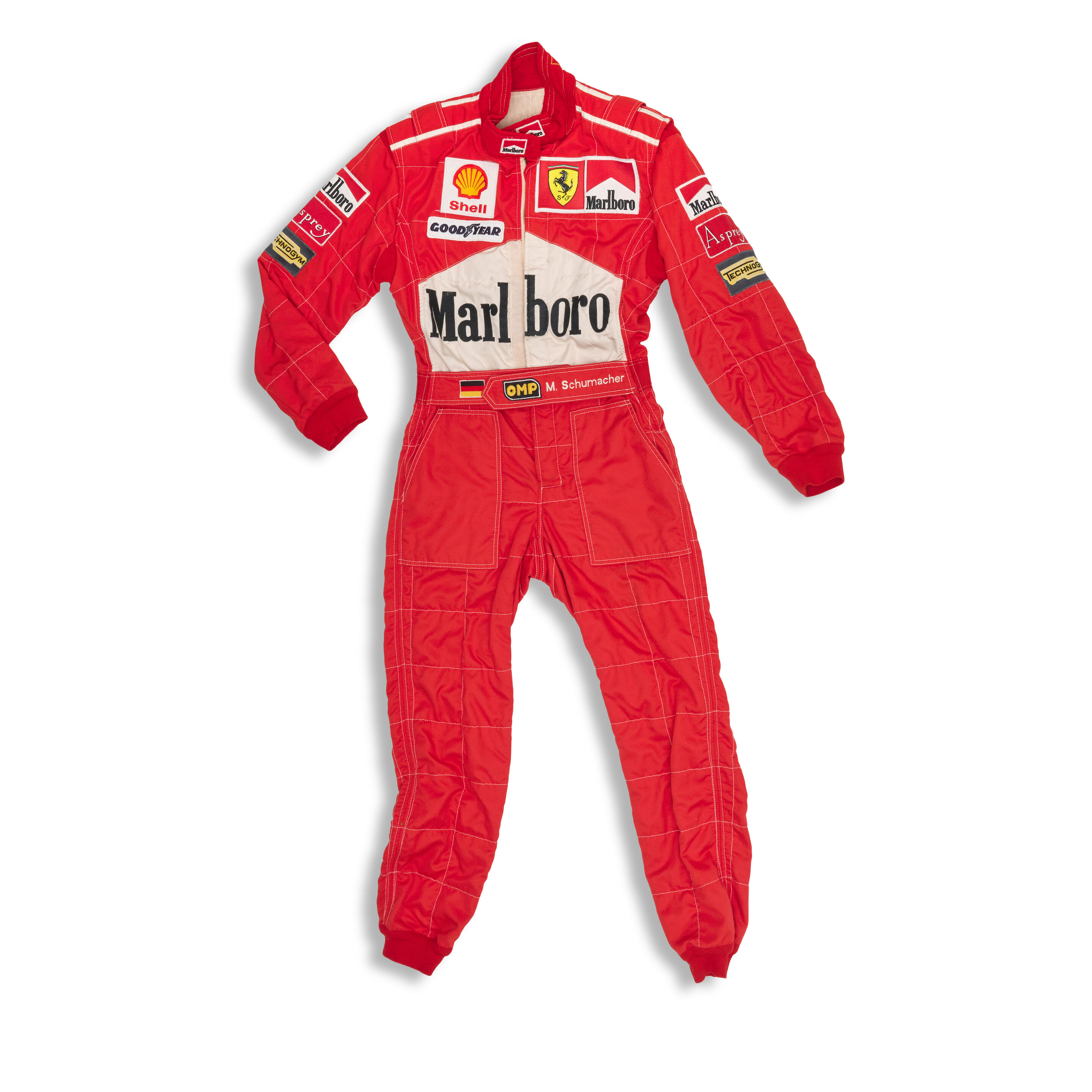 Michael Schumacher's Scuderia Ferrari 1997 Australian Grand Prix overalls,