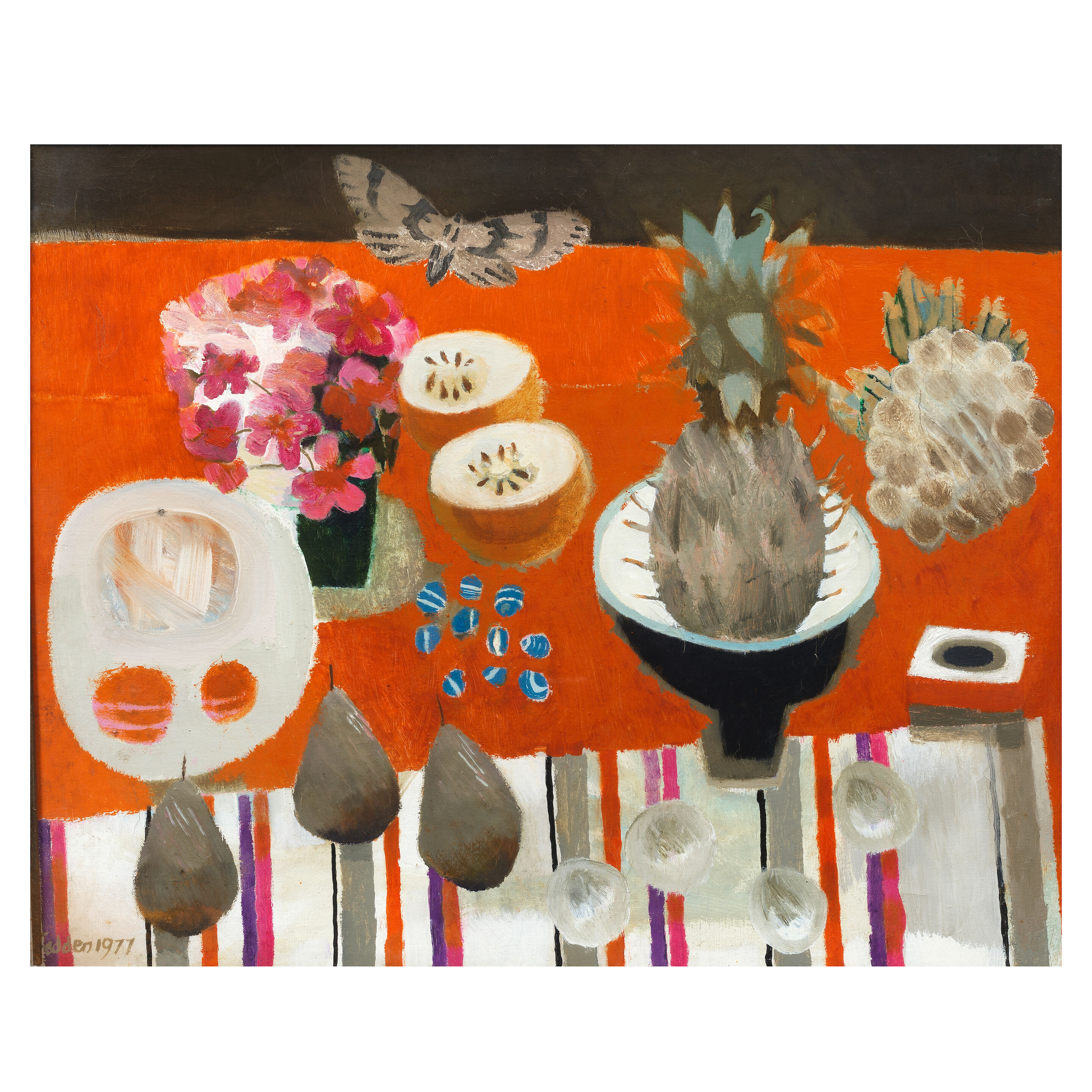 Still Life with Pineapple 60 x 75 cm. (23 5/8 x 29 1/2 in.)