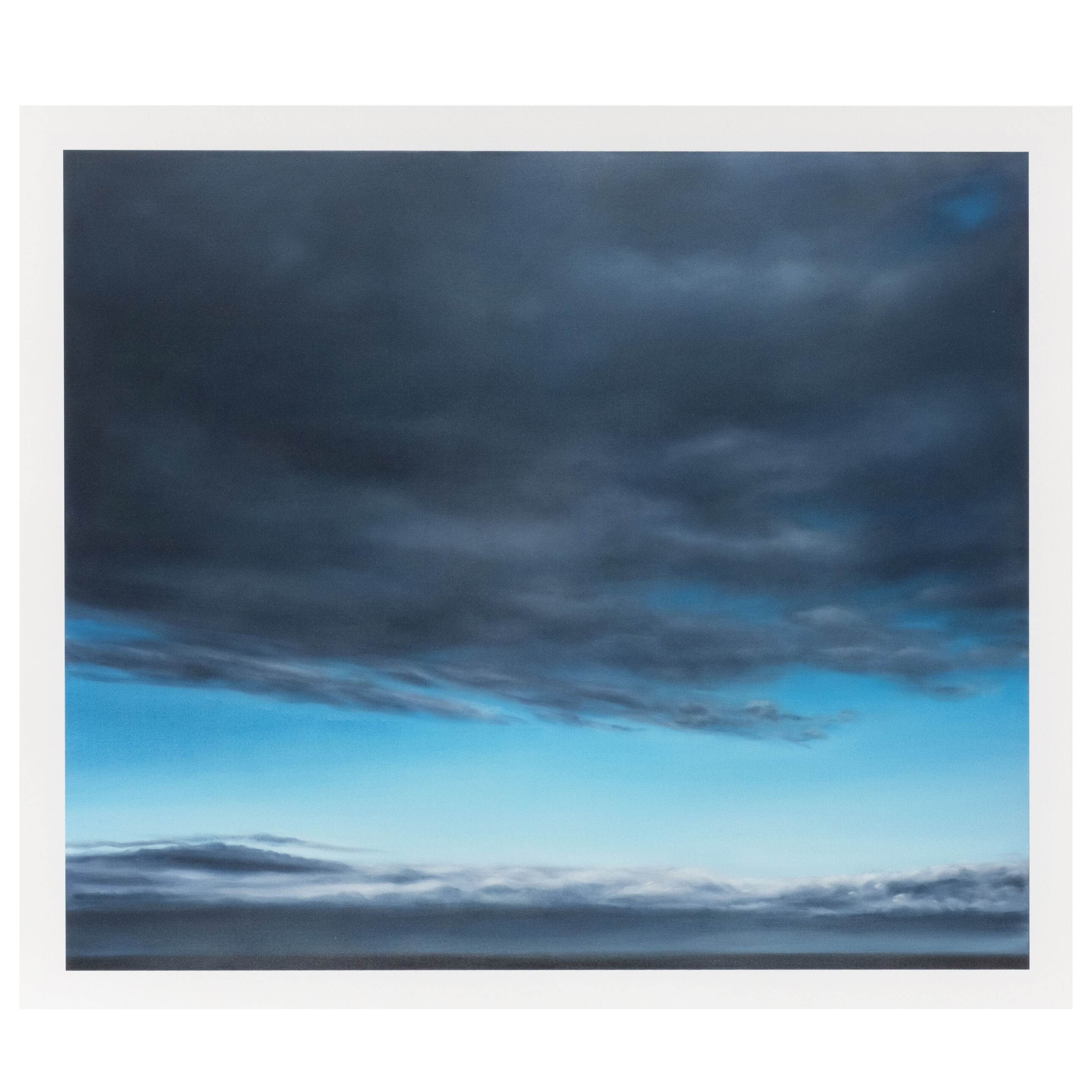 LISA MILROY (B. 1959) Sky framed: 55.8 x 62.6cm (22 x 24 5/8in).