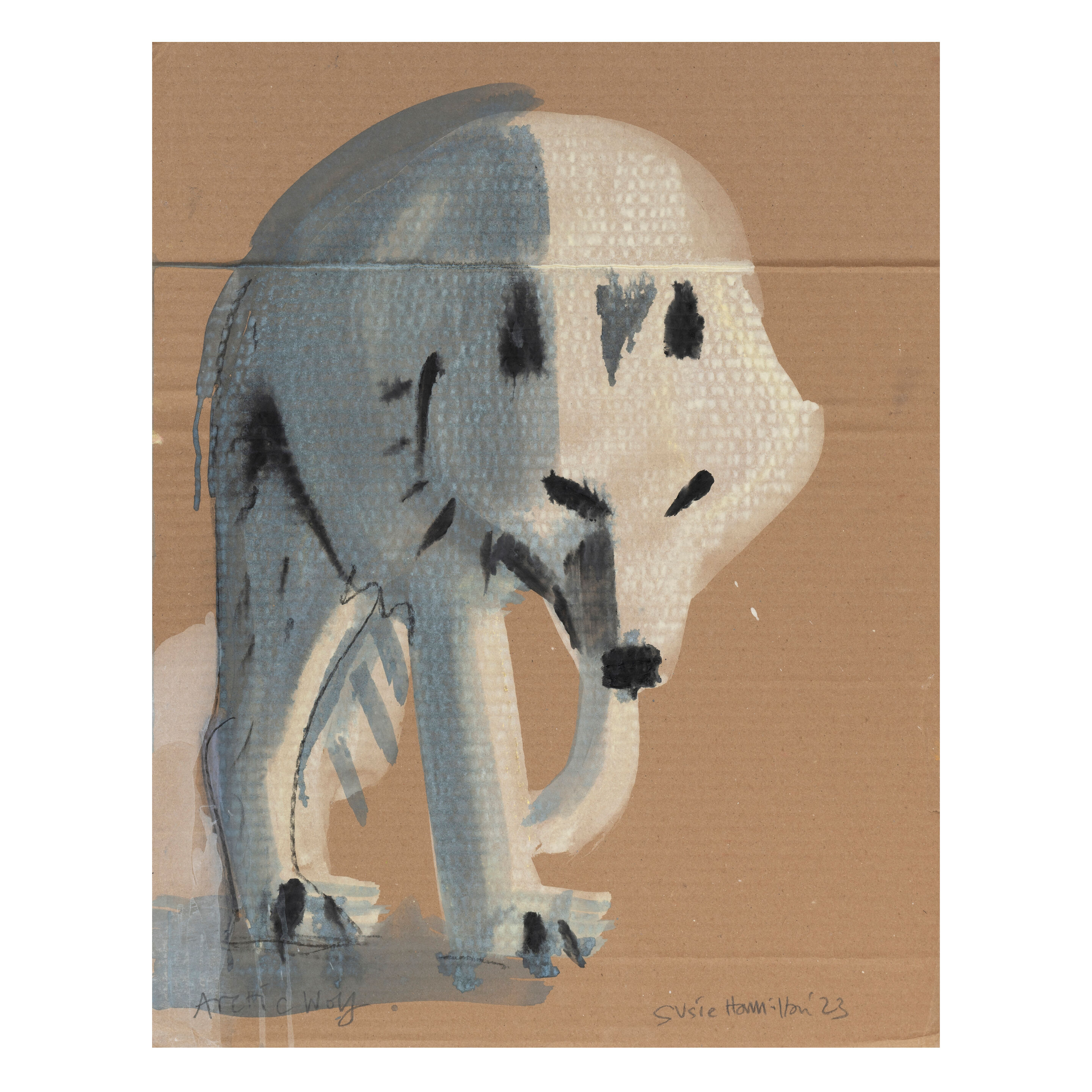 SUSIE HAMILTON (B. 1950) Arctic Wolf