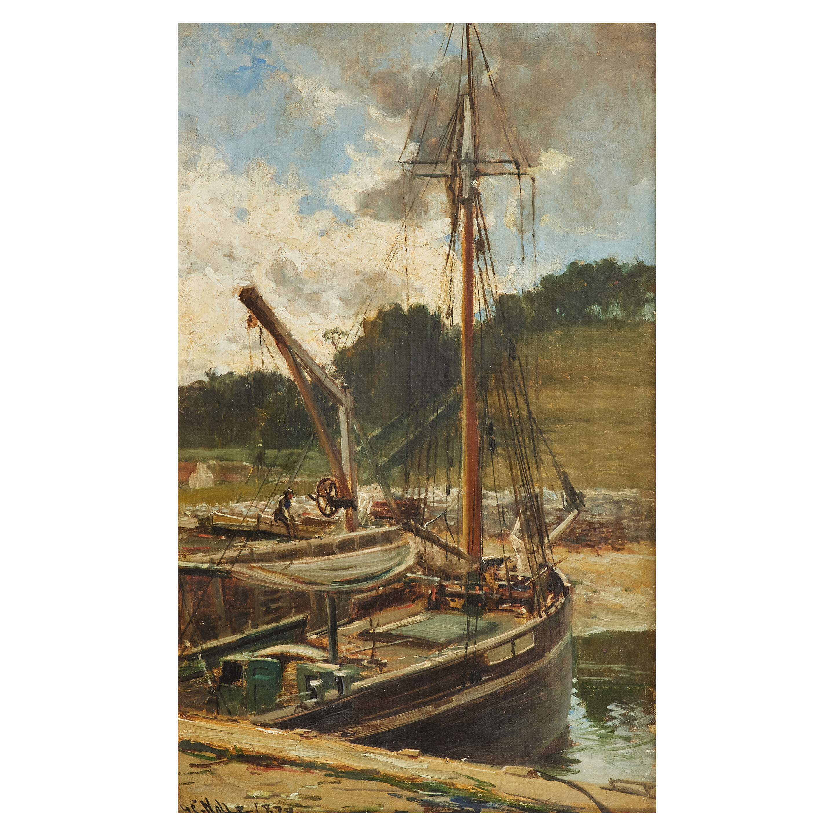In harbour