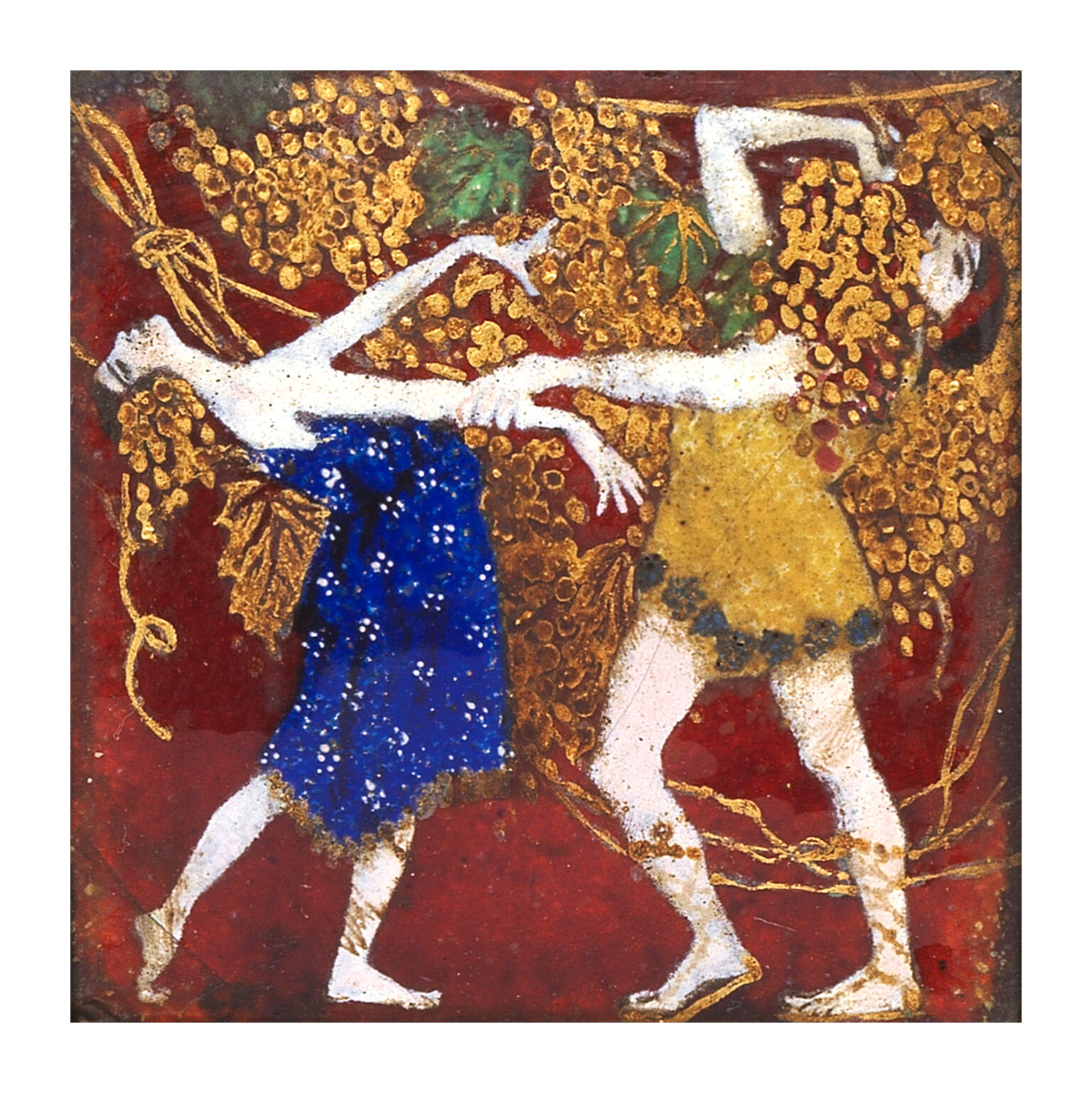 Dancers of the Ballet Russes 4.5 x 4.5 cm. (1 3/4 x 1 3/4 in.)
