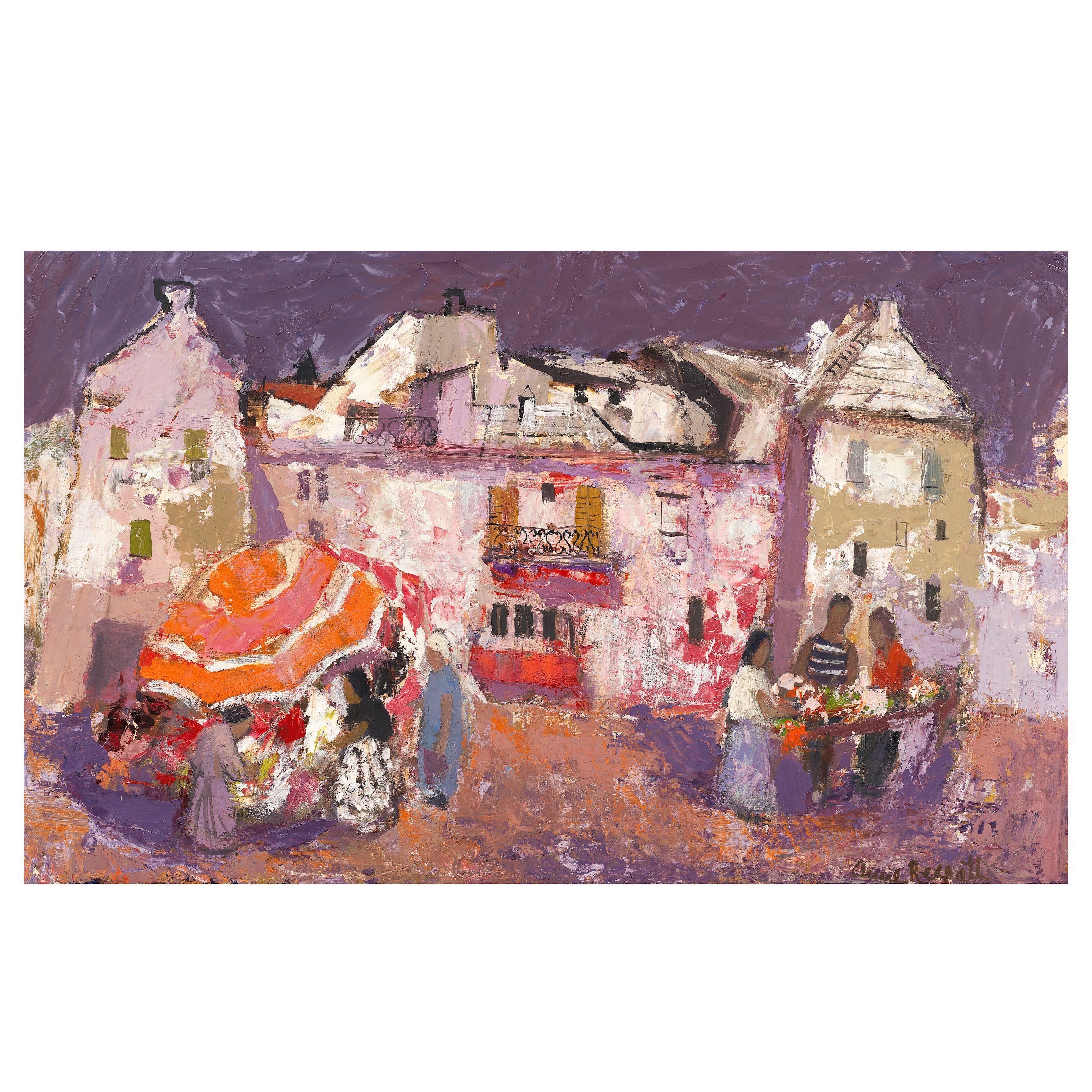Market - Gran Canaria 55.8 x 91.5 cm. (22 x 36 in.)